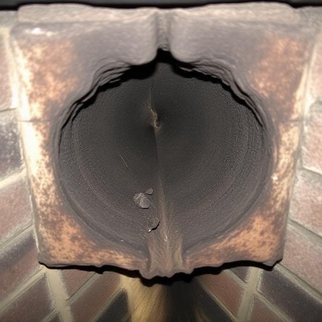 Chimney masonry restoration in the Coastal Bend — before service